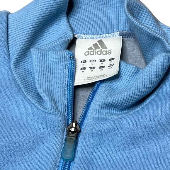 Y2K Adidas Women’s Track Jacket Baby Blue Medium - Picture 5 of 6